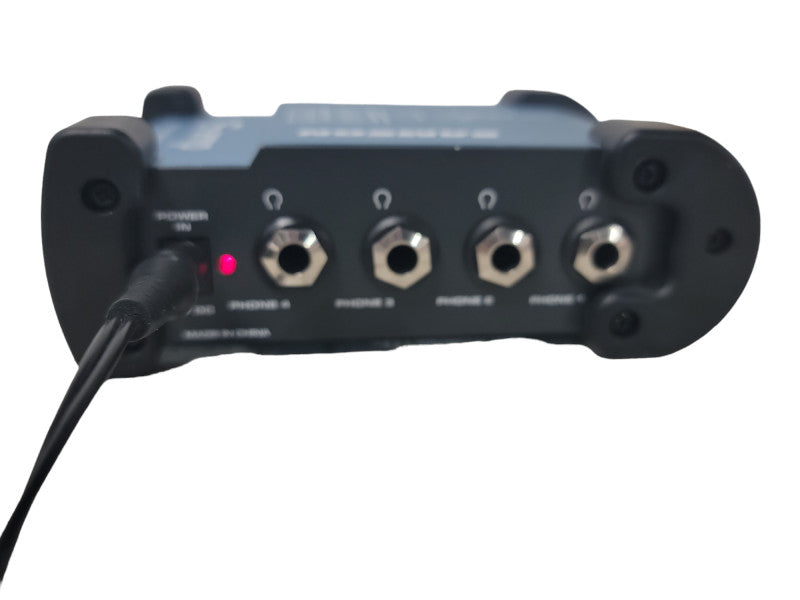 Samson S-amp Stereo Headphone Amp Amplifier 4 Four Channel With Power supply