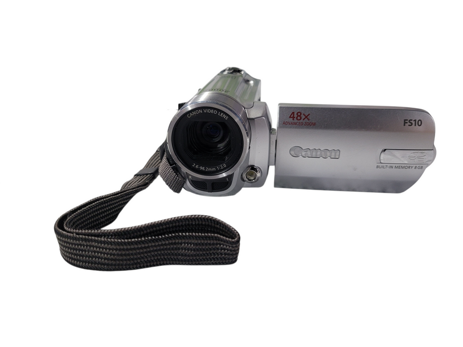 Canon FS10 Silver SD Handheld Camcorder 48x Zoom