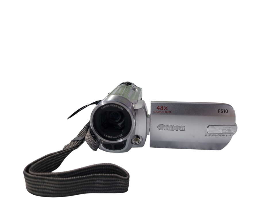 Canon FS10 Silver SD Handheld Camcorder 48x Zoom