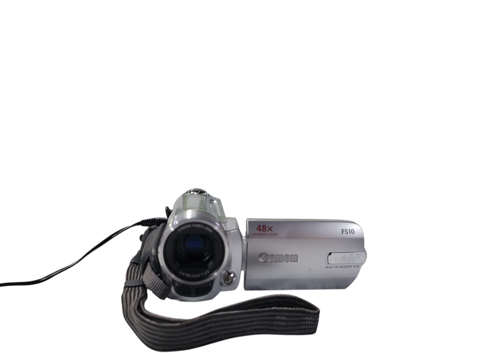 Canon FS10 Silver SD Handheld Camcorder 48x Zoom