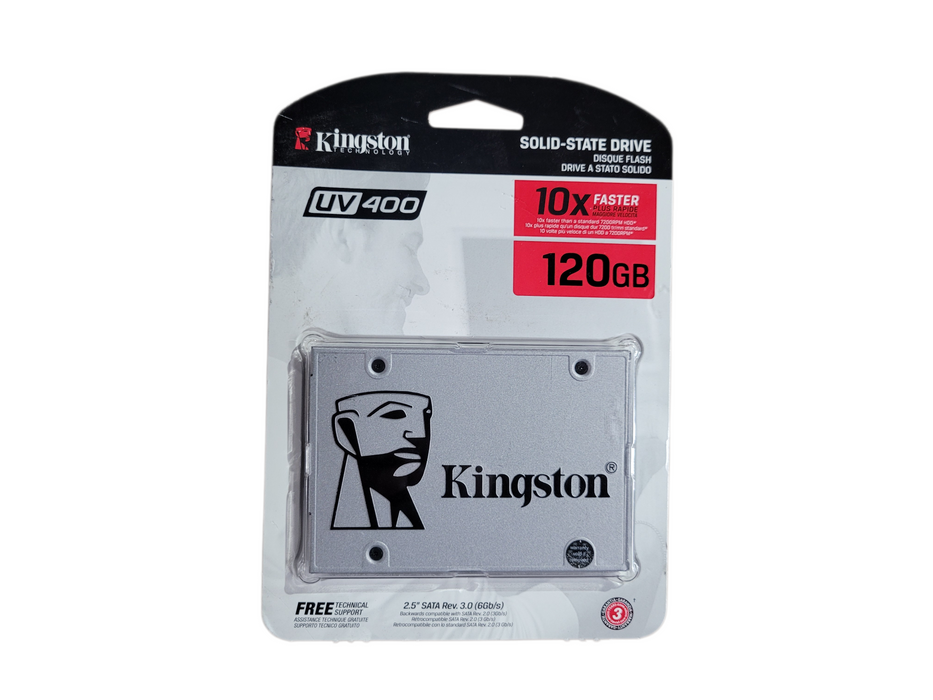 Kingston Digital 120GB SSD  UV400 SATA 3 2.5" Solid State Drive SUV400S37/120GB
