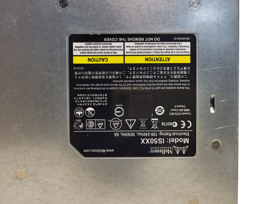 Mellanox IS5023 851-0168-01 18-Port Unmanaged Switch