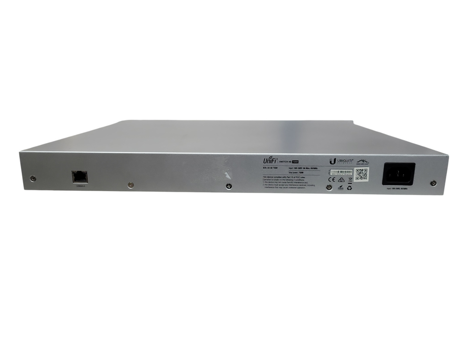 Ubiquiti UniFi Switch 48 PoE 750W (US-48-750W) 48-Port Gigabit Managed Switch