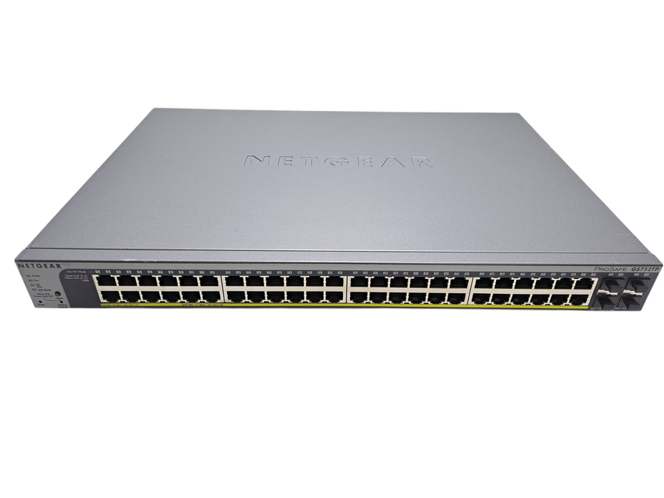 Netgear ProSafe GS752TP 48-Port Gigabit PoE Smart Switch 4x SFP Ports