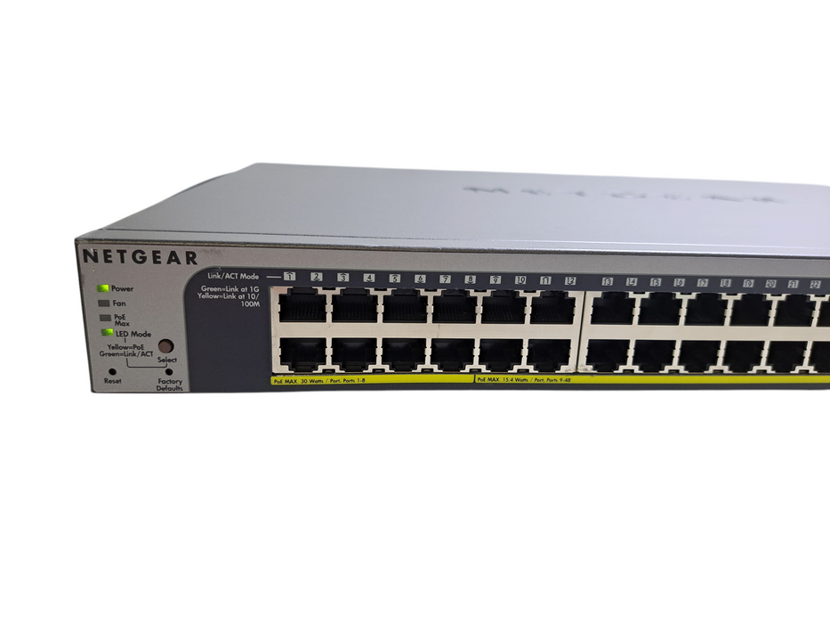 Netgear ProSafe GS752TP 48-Port Gigabit PoE Smart Switch 4x SFP Ports