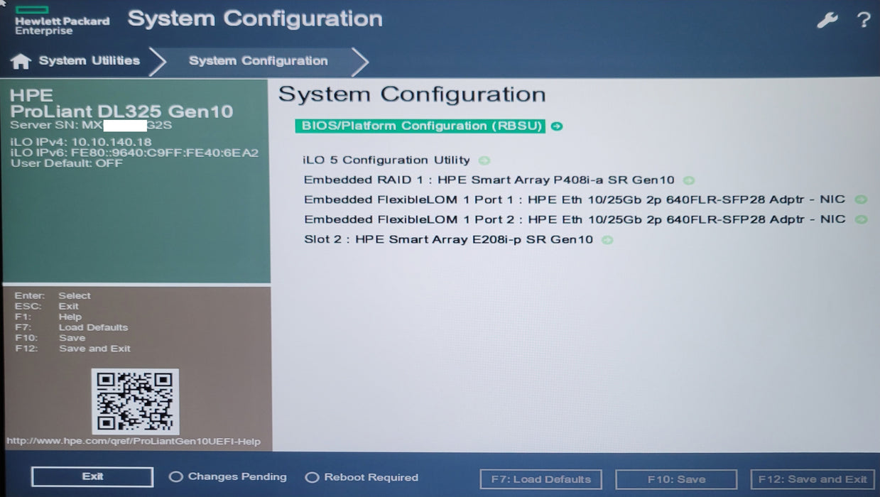 HPE ProLiant DL325 Gen10, AMD EPYC 7302P 16Core, 64GB DDR4 P408i-a SR, 10x 2.5"