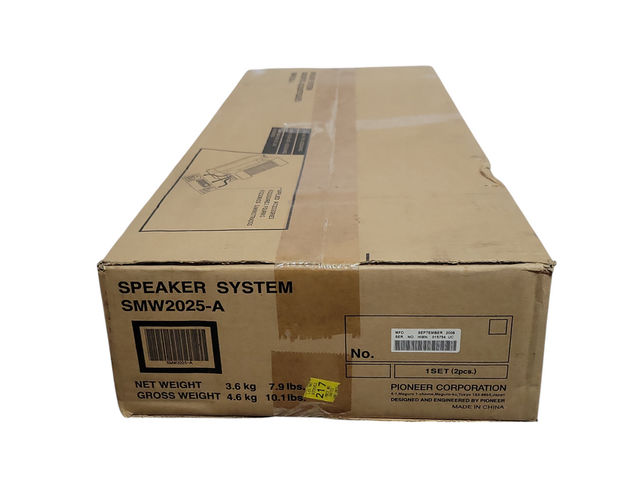 New Pioneer Speaker System SMW2025-A