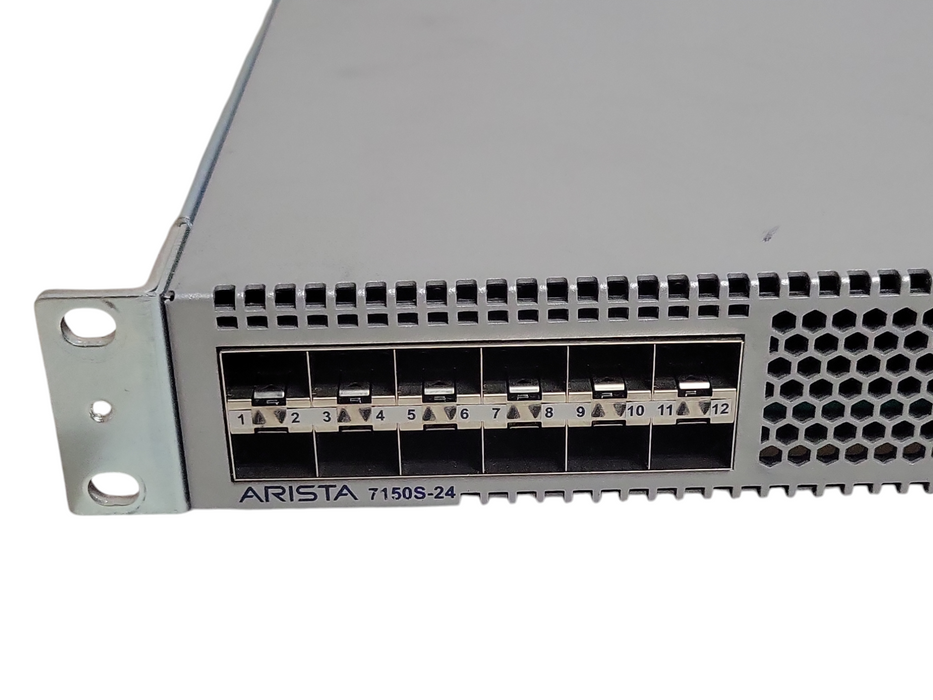 Arista 7150 Series DCS-7150S-24 24x1/10G SFP+ Ethernet Switch Dual AC, READ