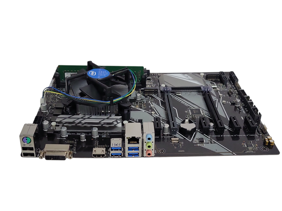 Asus Prime Z370-P LGA 1151 Board with Core I3-8100 3.60GHz CPU, 16GB DDR4 RAM