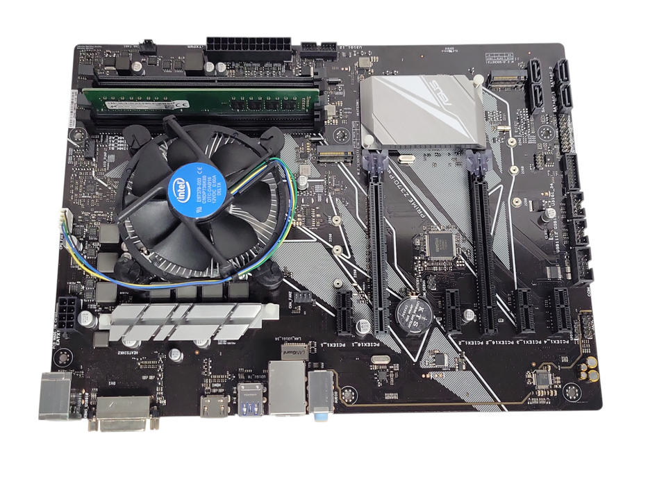 Asus Prime Z370-P LGA 1151 Board with Core I3-8100 3.60GHz CPU, 16GB DDR4 RAM