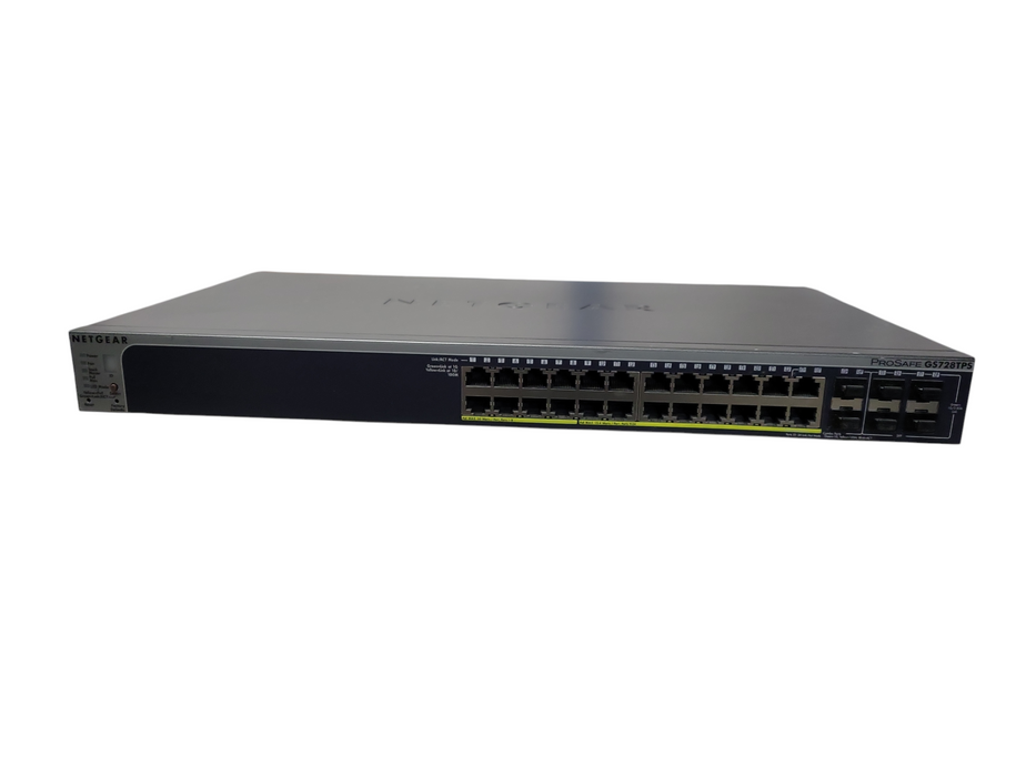 NetGear ProSafe GS728TP 24-Port PoE Rack-Mountable Ethernet Smart Switch