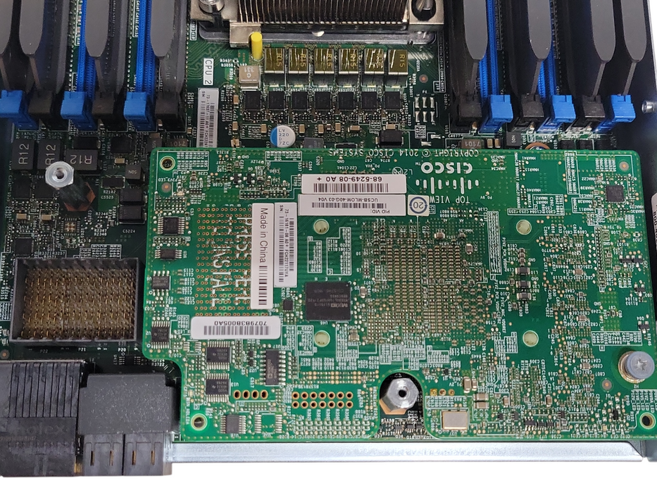 Cisco UCS B200 M5 Blade Server, 2x Xeon Gold 5120 CPU, No RAM/HDD, READ
