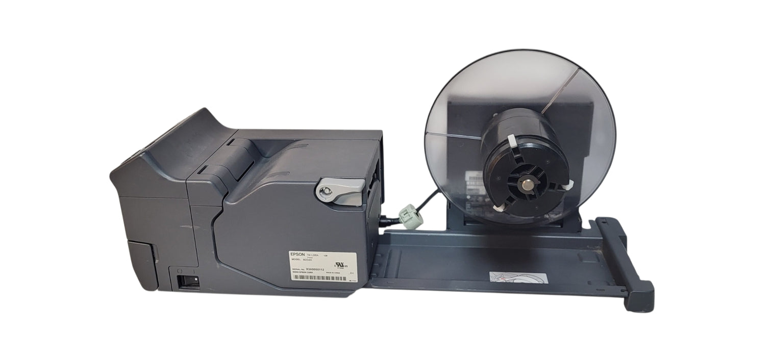 Epson TM-L500A M254A Label/Ticket POS Printer + SU-RPL500B Roll Holder & AC