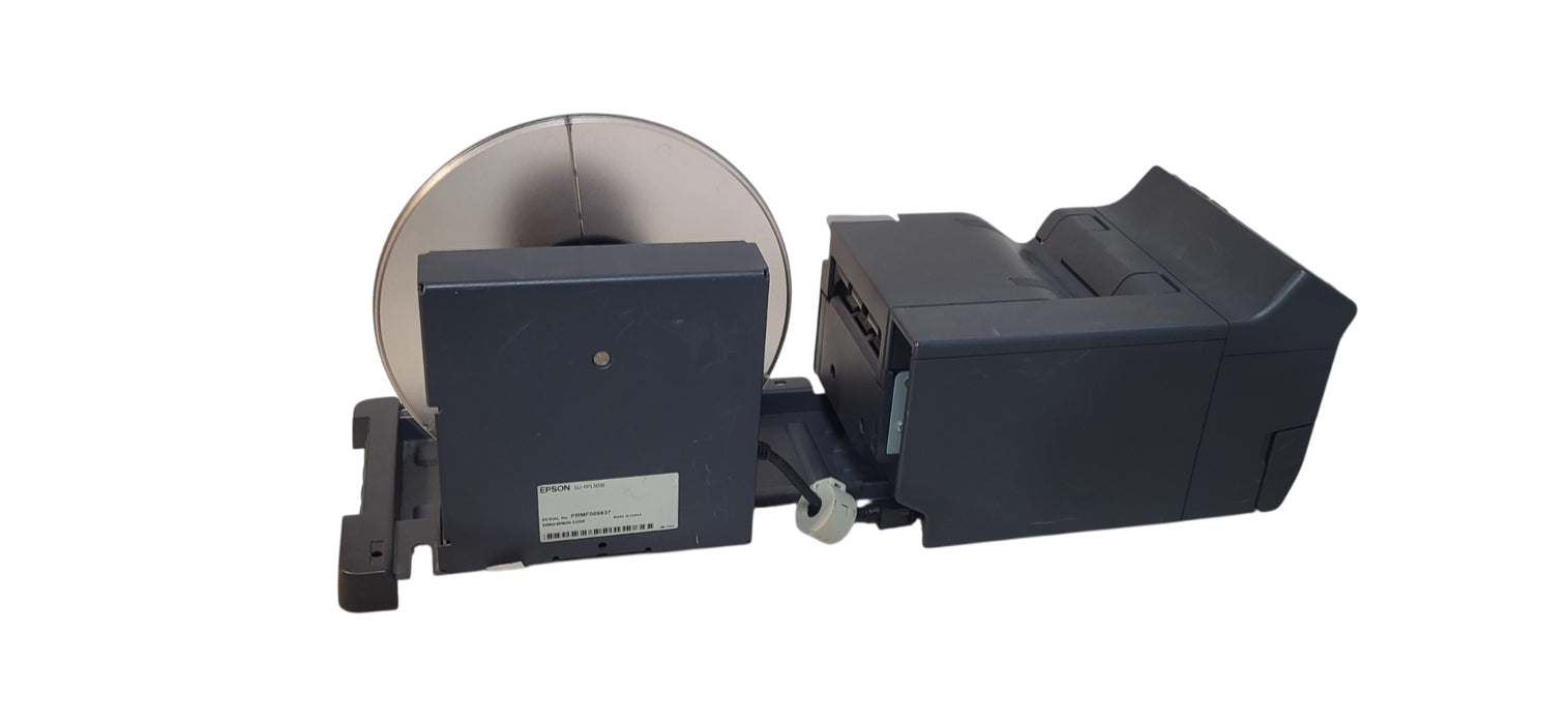 Epson TM-L500A M254A Label/Ticket POS Printer + SU-RPL500B Roll Holder & AC