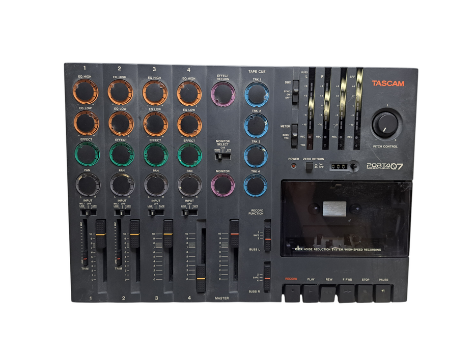 TASCAM Porta 07 Ministudio 4 Track Cassette Recorder *READ*