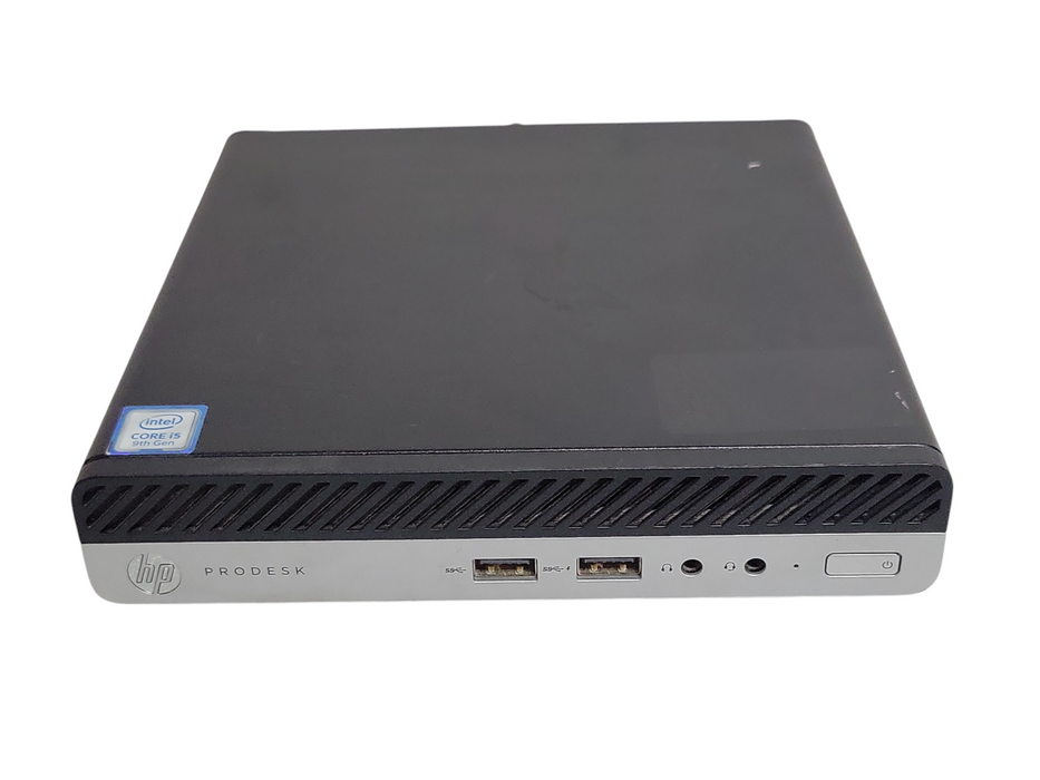 HP ProDesk 400 G5 Mini PC, Core i5-9500T 2.20GHz, 8GB DDR4, 256GB NVMe, Wi-Fi