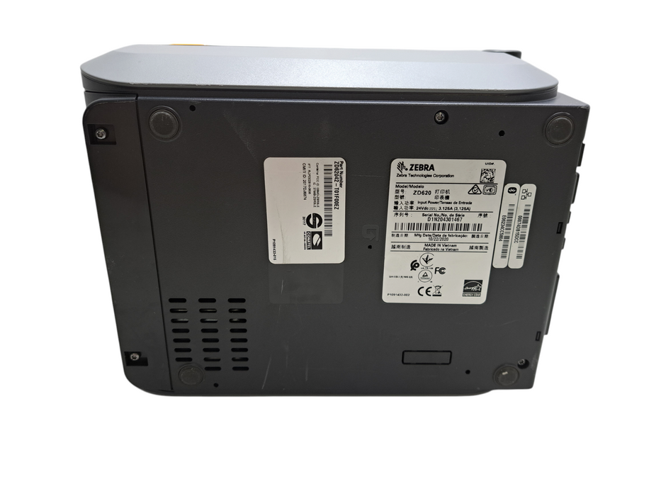 Zebra ZD620 Direct Thermal Barcode Label Printer ZD62042-T01F00EZ *PARTS READ*
