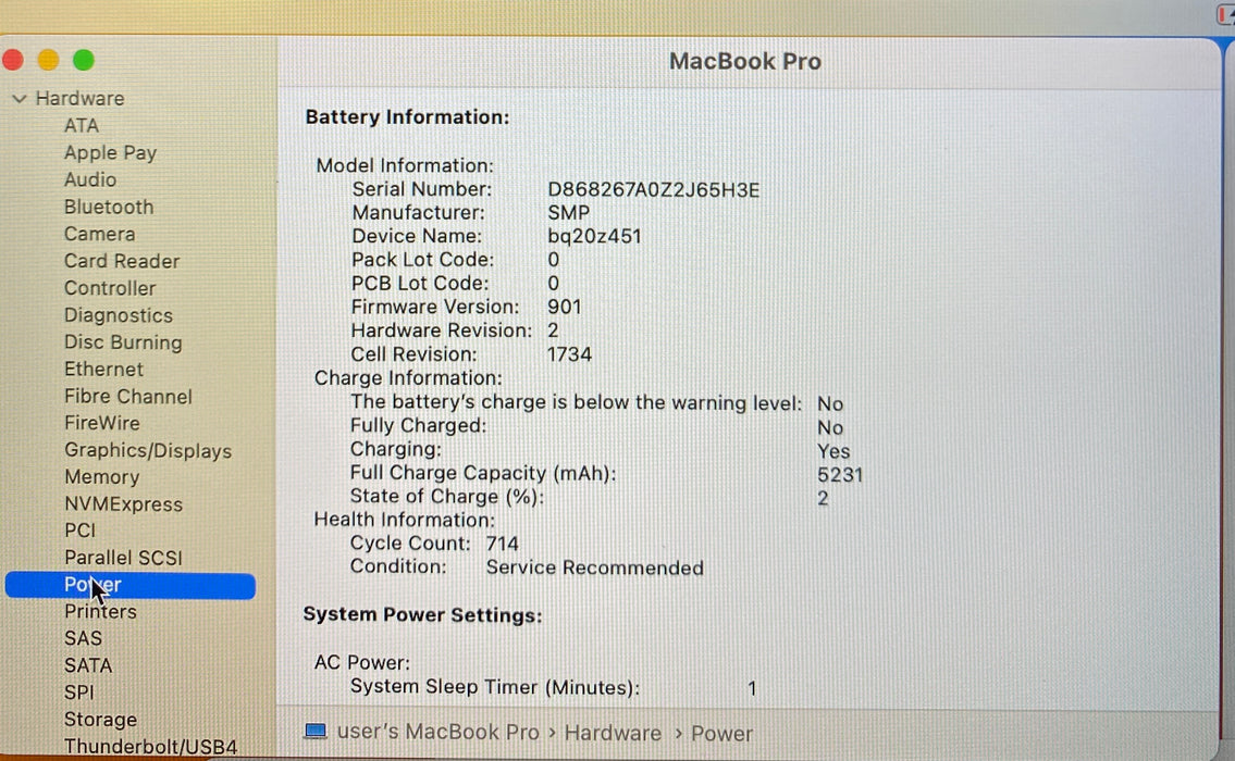 Apple Macbook Pro 15 2018 i9-8950HK Radeon Pro 560X GPU 32GB RAM 512GB SSD READ!