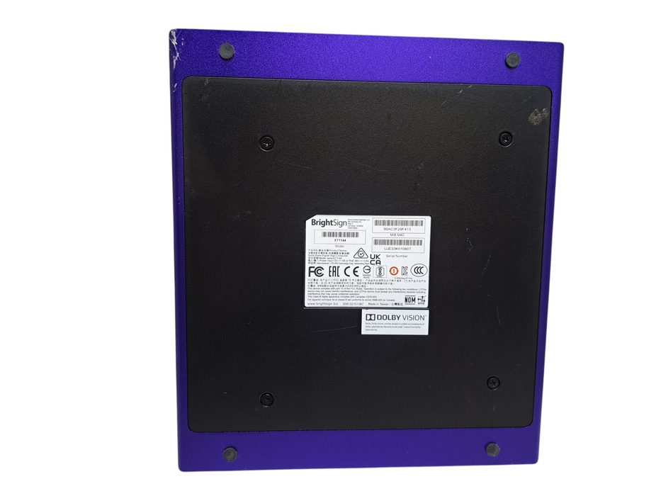 BrightSign XT1144 XT4 4K Digital Signage Player No MicroSD No AC