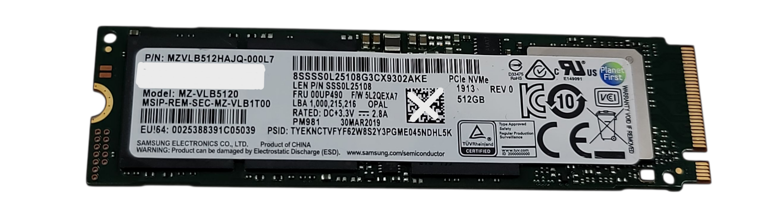 512GB m.2 NVMe 2280 SSD - Assorted Brands
