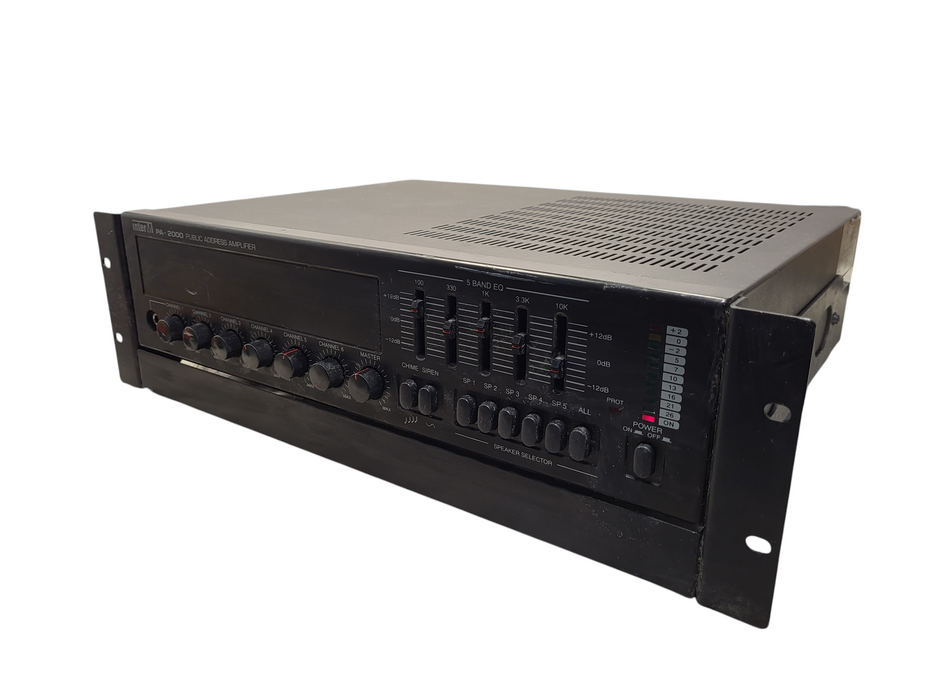 InterM PA-2000 6 Channel 5-Band EQ Public Address Amplifier