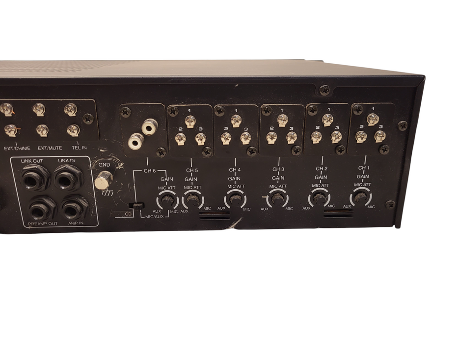 InterM PA-2000 6 Channel 5-Band EQ Public Address Amplifier