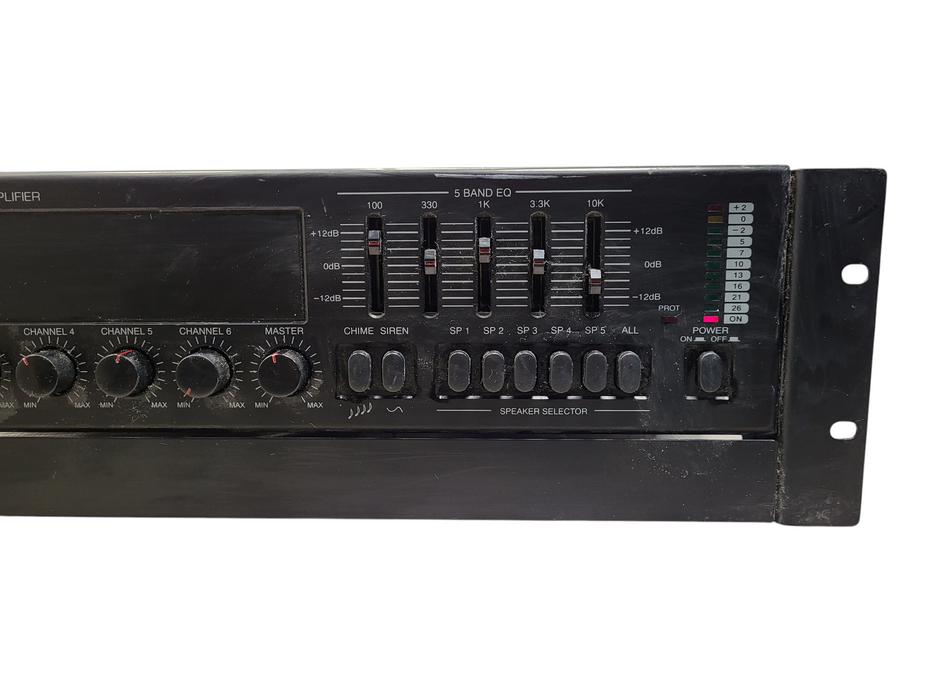 InterM PA-2000 6 Channel 5-Band EQ Public Address Amplifier