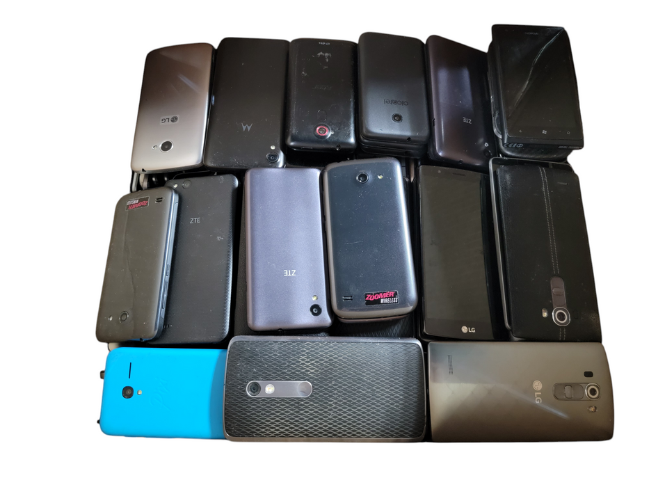 Lot of 187x Android Phones [Assorted Brands | AS-IS]