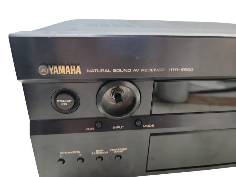 Yamaha HTR-5590 6.1 Channel Natural Sound AV Receiver Black |Read