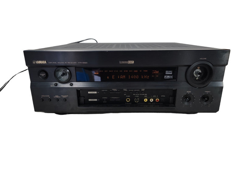 Yamaha HTR-5590 6.1 Channel Natural Sound AV Receiver Black |Read