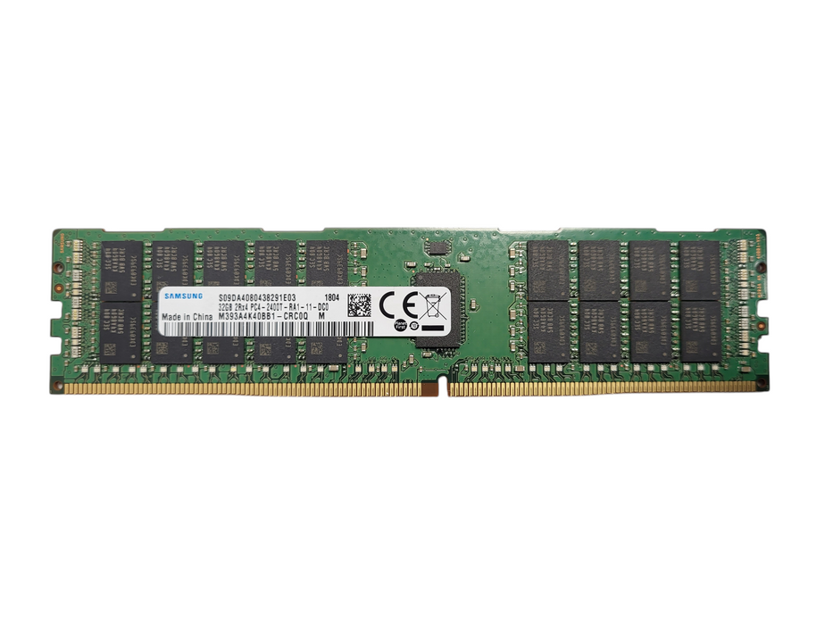 Samsung 32GB 2Rx4 PC4-2400T-RA1-11-DC0 CN M393A4K40BB1-CRC 1804 Server Memory