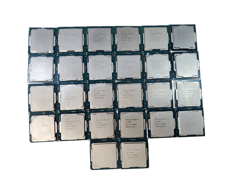 Lot of 86x, 6th to 9th Gen i-series Desktop CPUs (CPU69-52)