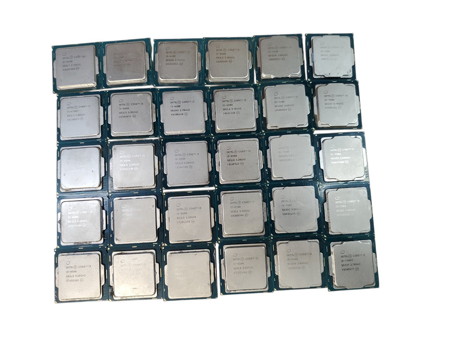 Lot of 86x, 6th to 9th Gen i-series Desktop CPUs (CPU69-52)