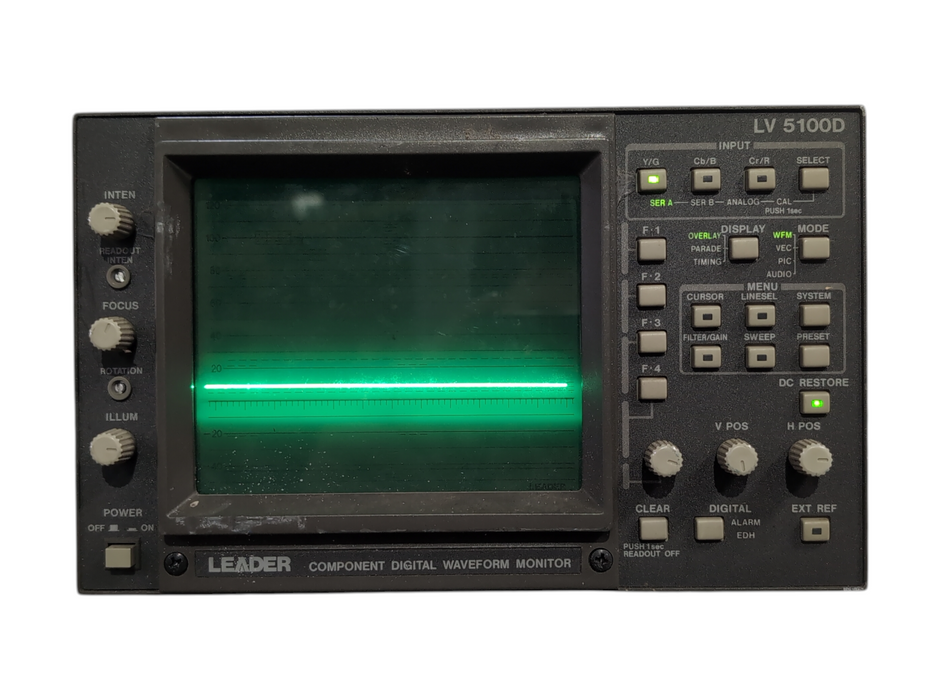 Leader LV-5100D Digital/Analog Video Waveform Monitor