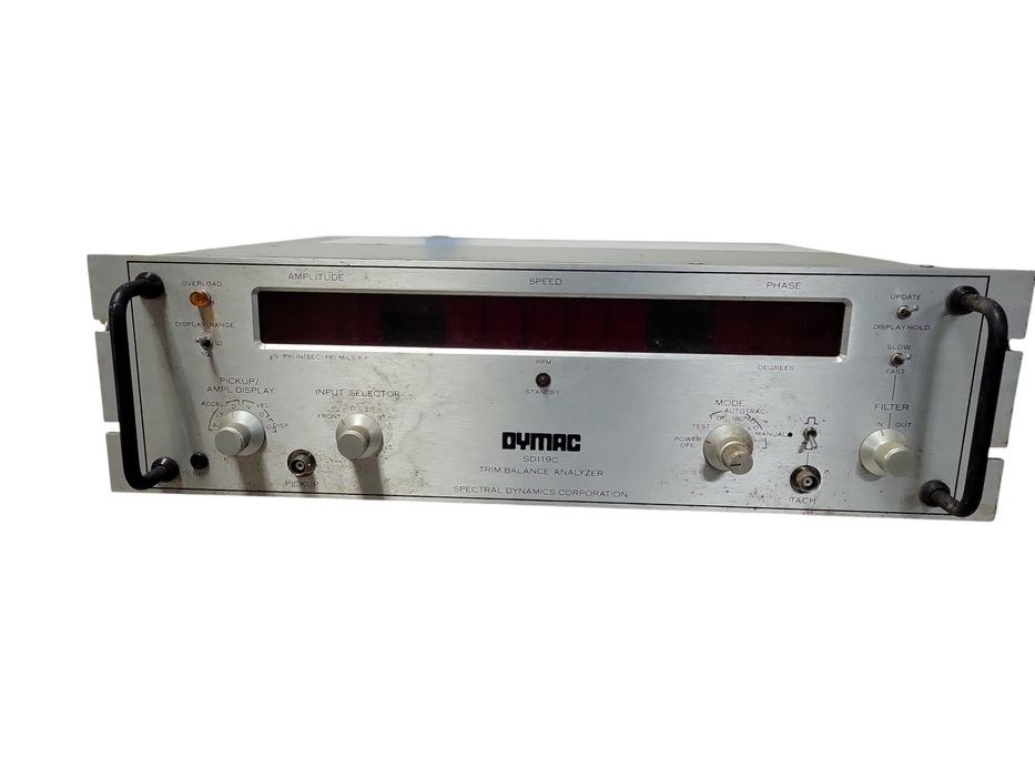 DYMAC SD119C Trim Balance Analyzer Spectral Dynamics Corporation
