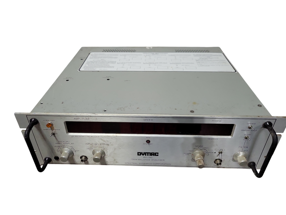 DYMAC SD119C Trim Balance Analyzer Spectral Dynamics Corporation