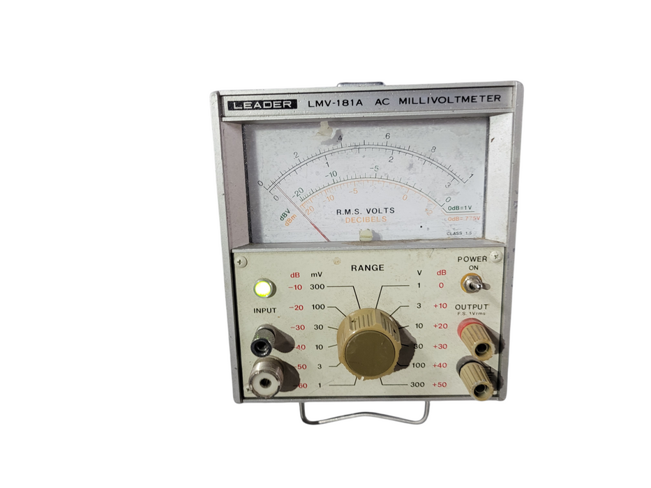 Leader Electronics Corp LMV-181A AC Millivoltmeter Analog Decibel Meter