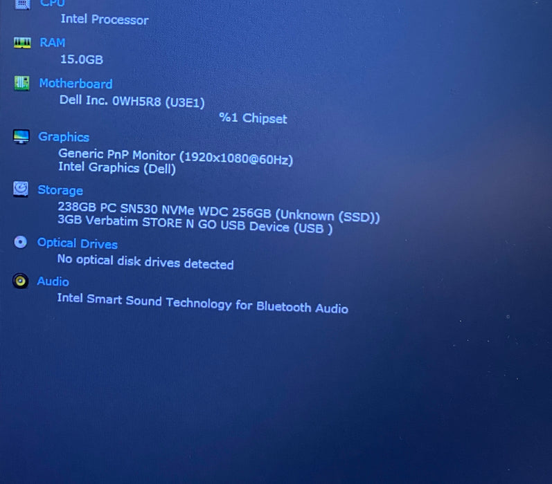 Dell Latitude 5450 Intel Core Ultra 5 125U 16GB RAM 256GB SSD