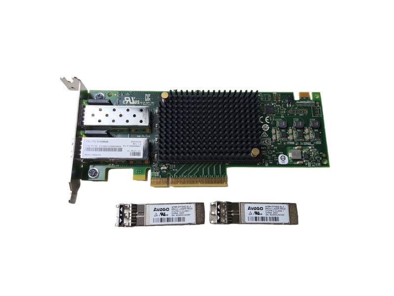 Emulex LPe32002-AP P011324-21G Dual-Port 32G FC HBA Low Profile Card