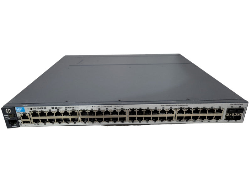 HP E3800 48G-4SFP+ J9576A 48-Port Gigabit Managed Ethernet Switch READ !