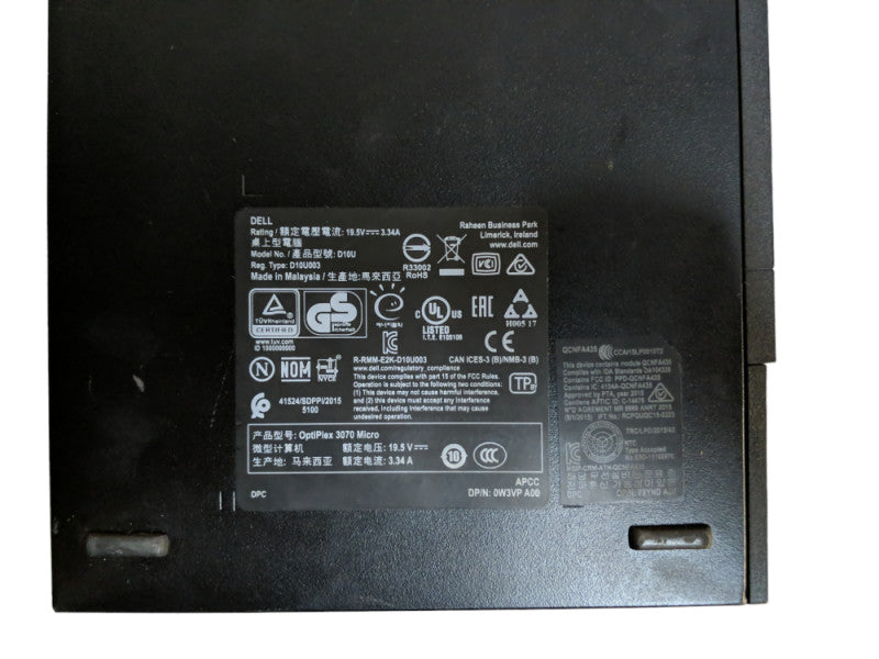 Dell optiplex 3070 USFF - i5-9500T @ 2.20GHz, 8GB DDR4 - No HDDs