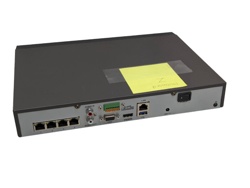 HIKVISION DS-7604NI-E1/4P 4CH PoE NVR Network Video Recorder Please READ  -