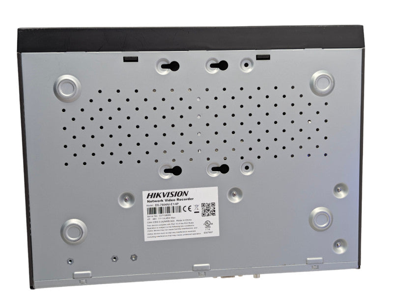 HIKVISION DS-7604NI-E1/4P 4CH PoE NVR Network Video Recorder Please READ  -