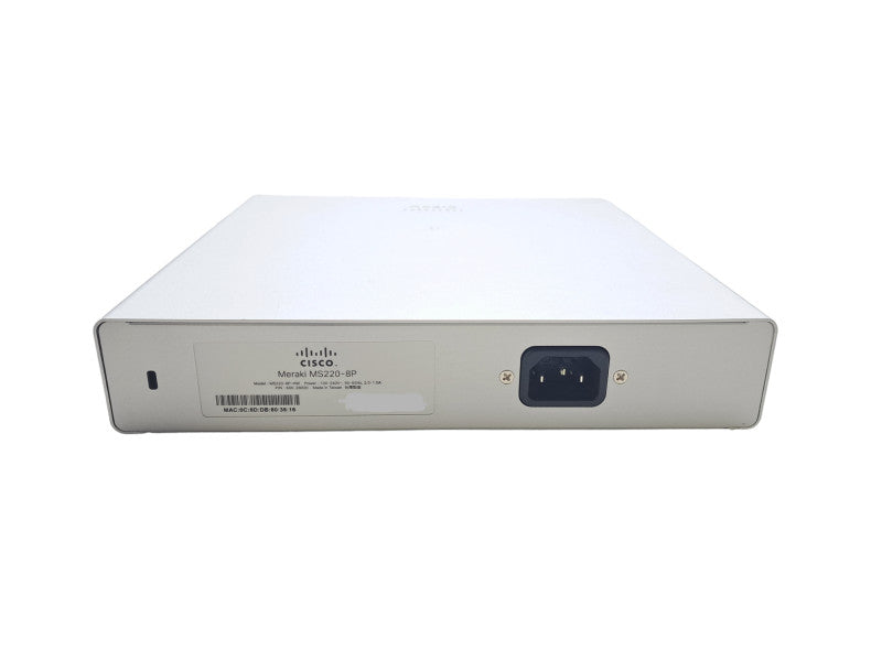 Cisco Meraki MS220-8P | 8-Port Gigabit PoE 124W Network Switch | UNCLAIMED