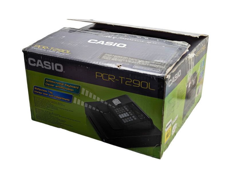CASIO PCR-T290L Electronic Cash Register Cash Drawer Please READ  -