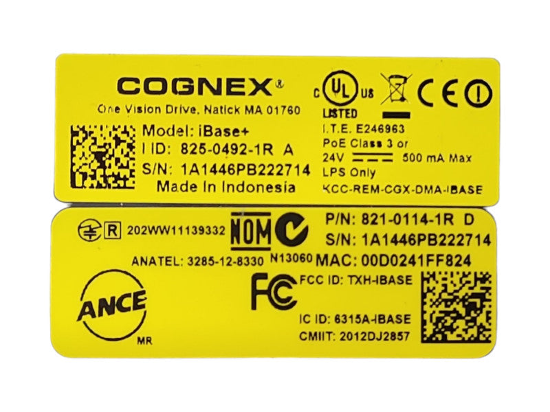 Cognex iBASE+, 821-0114-1R Bluetooth Intelligent Base Station, READ Q Q
