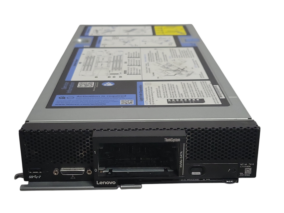 Lenovo ThinkSystem SN550 7X16, DUAL Xeon Gold 5218 2.30GHz, No HDD/RAM/Caddy