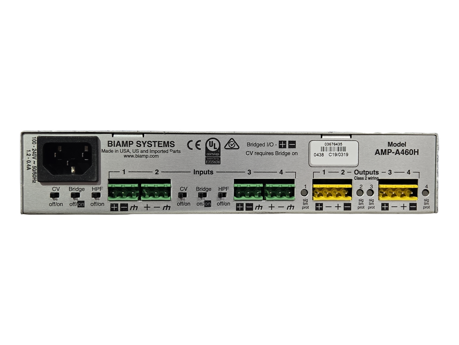 AMP-A460H BiAmp Amp Amplifier