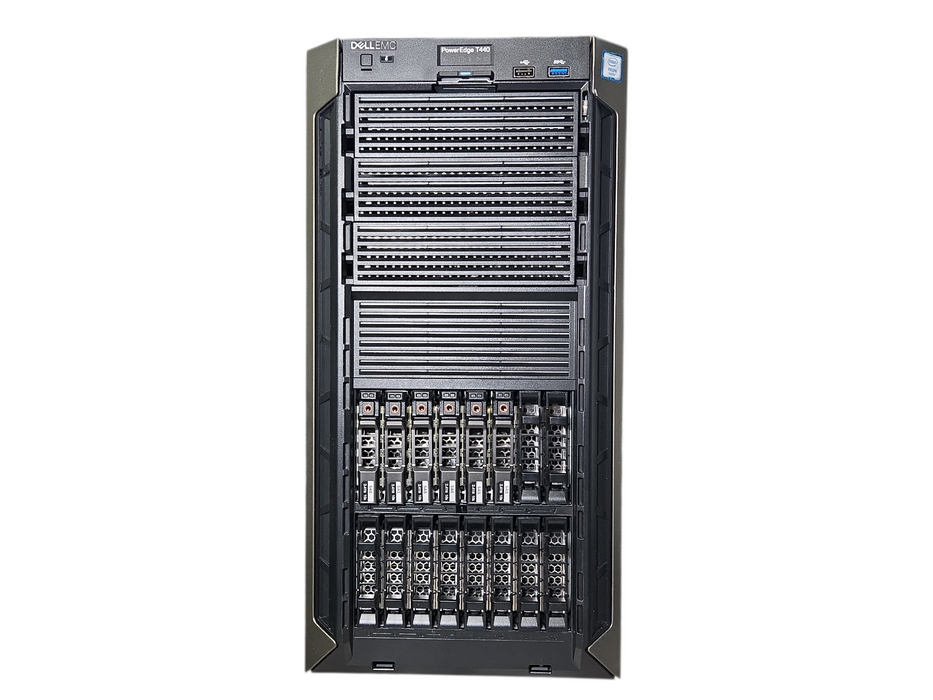 Dell PE T440, 16x2.5", 2x Xeon Silver 4110, 128GB DDR4, H730P, 6x2.4TB SAS