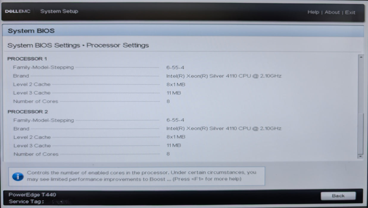 Dell PE T440, 16x2.5", 2x Xeon Silver 4110, 128GB DDR4, H730P, 6x2.4TB SAS